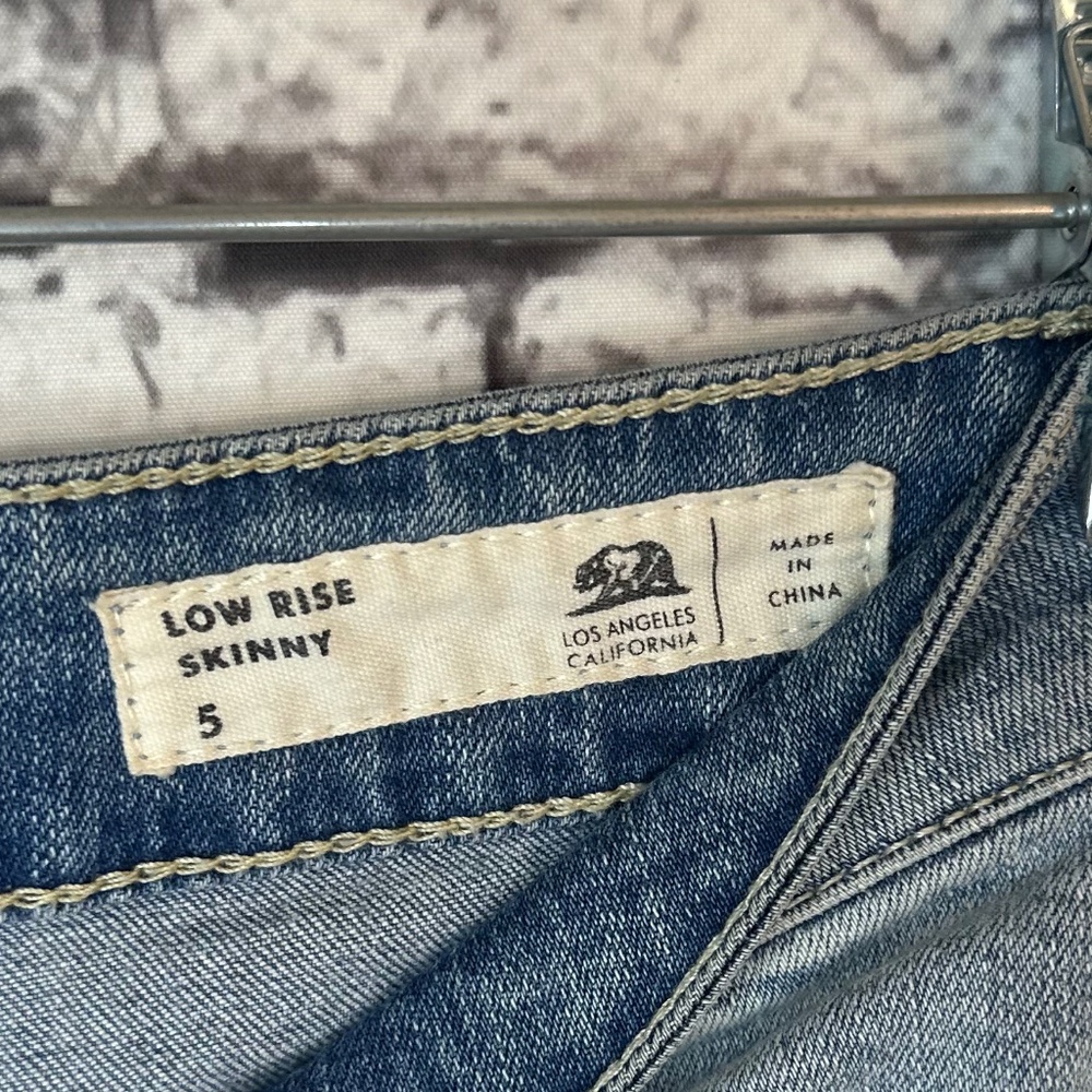 Bullhead Denim CO. Low Rise Skinny Jeans Size 5 - Picture 4 of 6